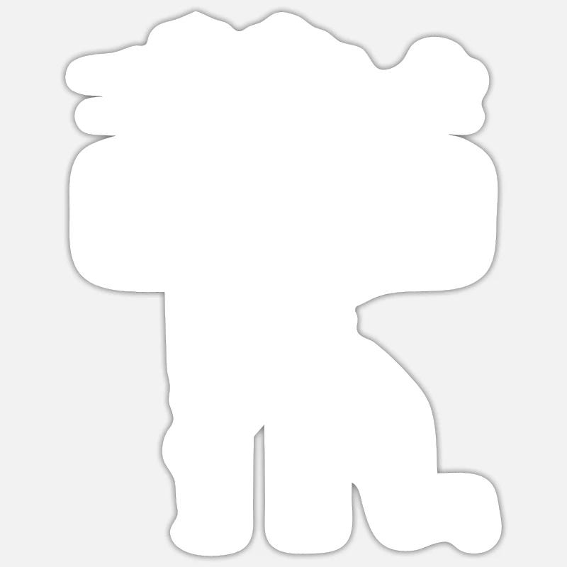 Développeur de logiciels Linux programmeur informatique - Sticker taille S (10 x 10 cm) - blanc mat