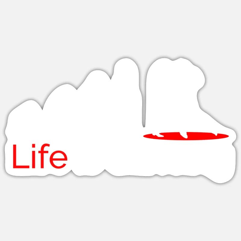 Dance dancers couple dance evolution - Sticker size S (10 x 10 cm) - white matte