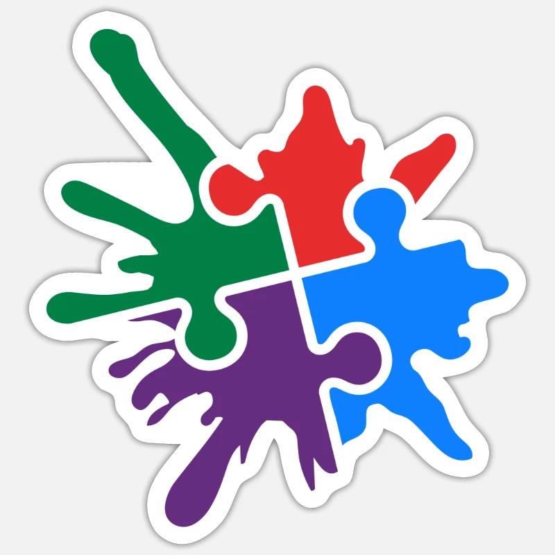 Sticker Größe S (10 x 10 cm) - 