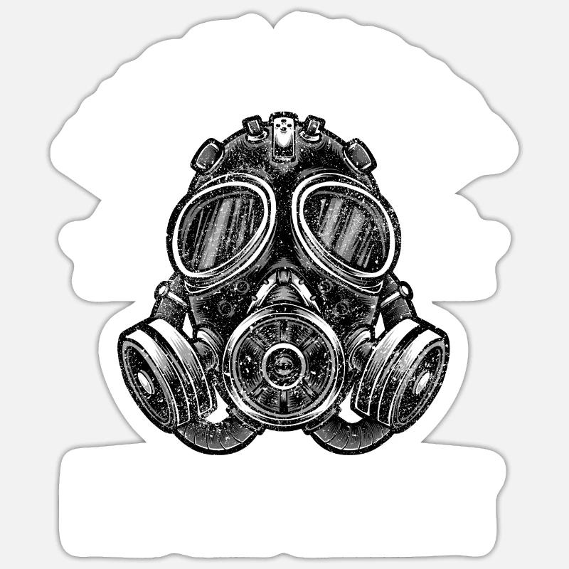 Windeldienst Windeln wechseln - Sticker Größe S (10 x 10 cm) - Mattweiß