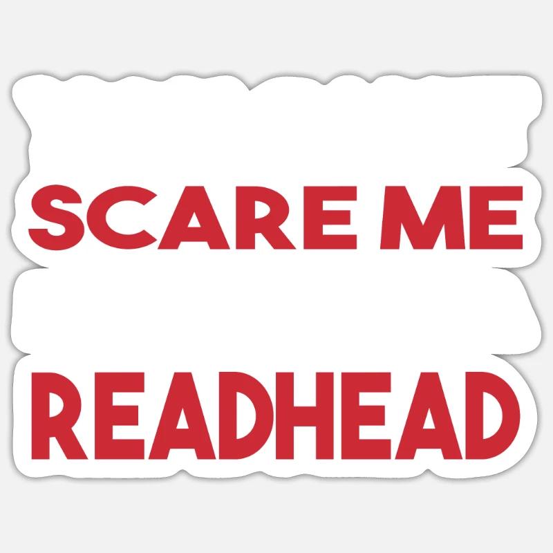 Rote Haare Rothaarig Ginger Witze Ehefrau Geschenk - Sticker Größe S (10 x 10 cm) - Mattweiß