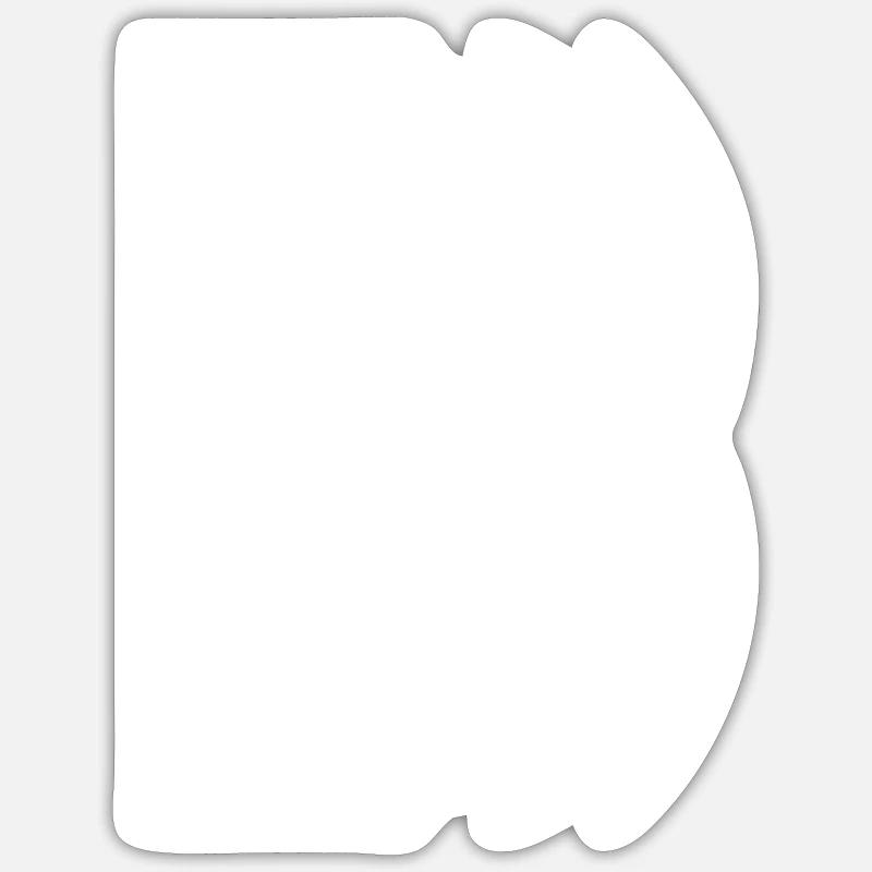 Quantum physics and physicist gift for diploma - Sticker size S (10 x 10 cm) - white matte