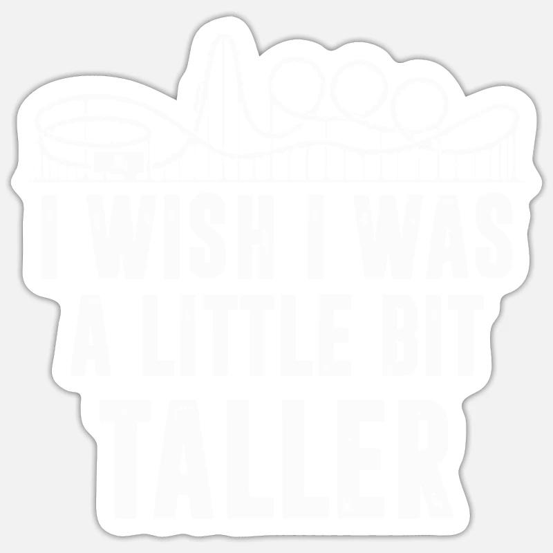 Roller Coaster for Action Freaks Fun Fair Sticker taille S (10 x 10 cm)