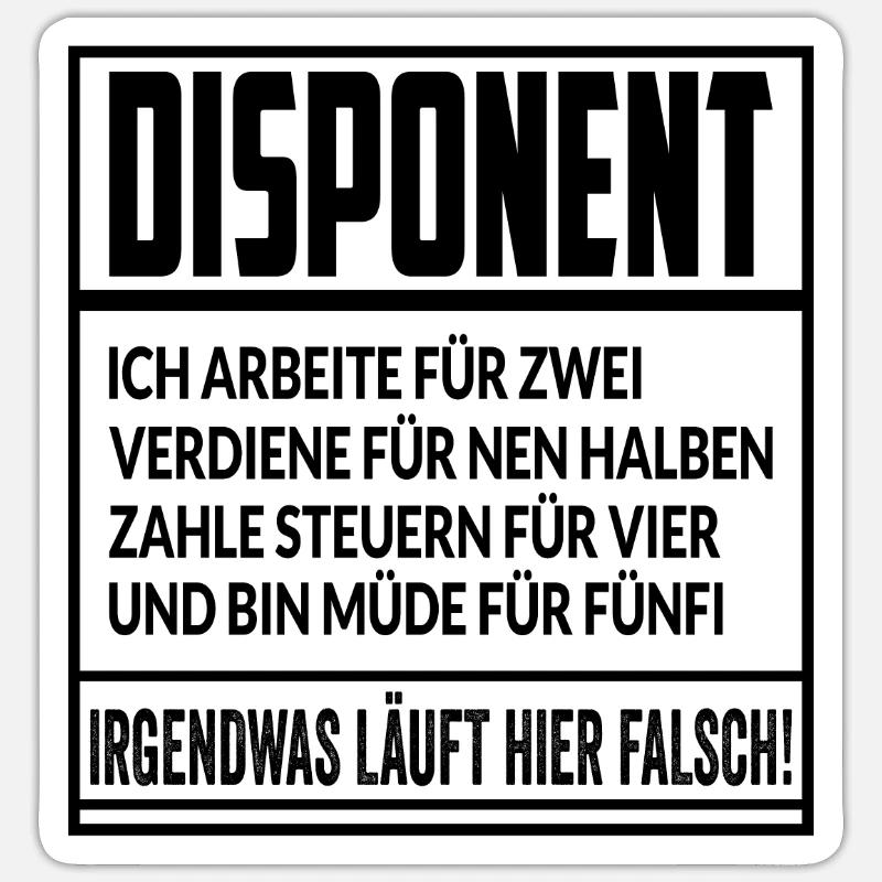 Sticker Größe S (10 x 10 cm) - 