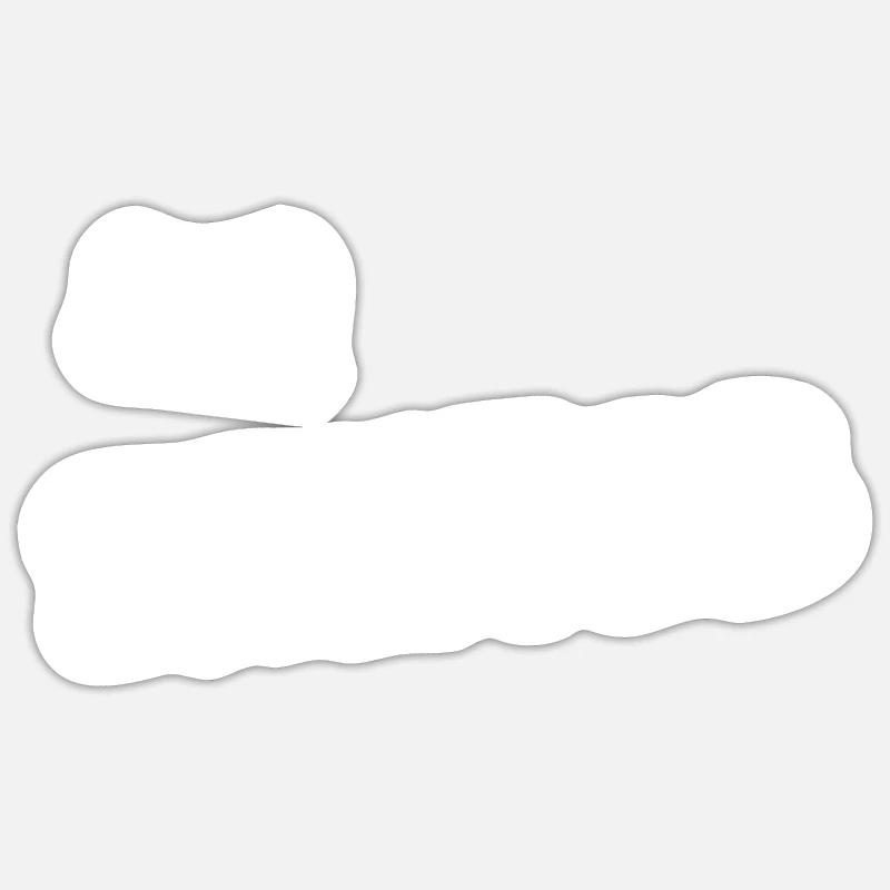 Santos Name - Sticker size S (10 x 10 cm) - white matte