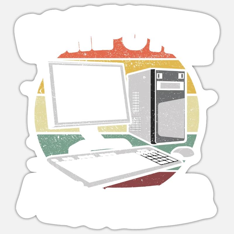 Computer Flüsterer Computer Nerd Informatik Sticker Größe S (10 x 10 cm)