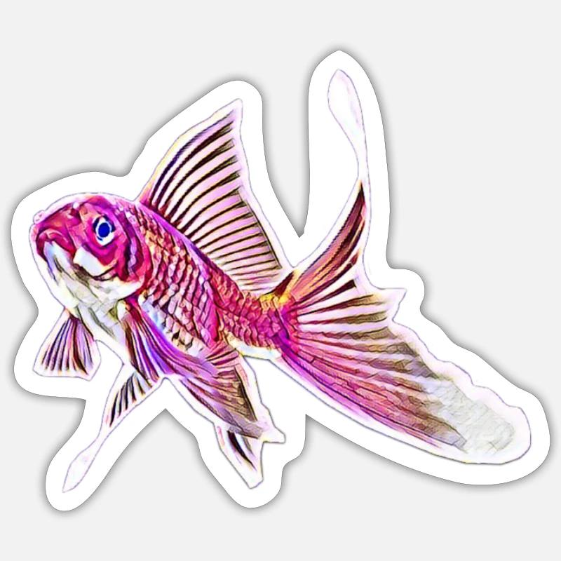 Fish Sticker size S (10 x 10 cm)