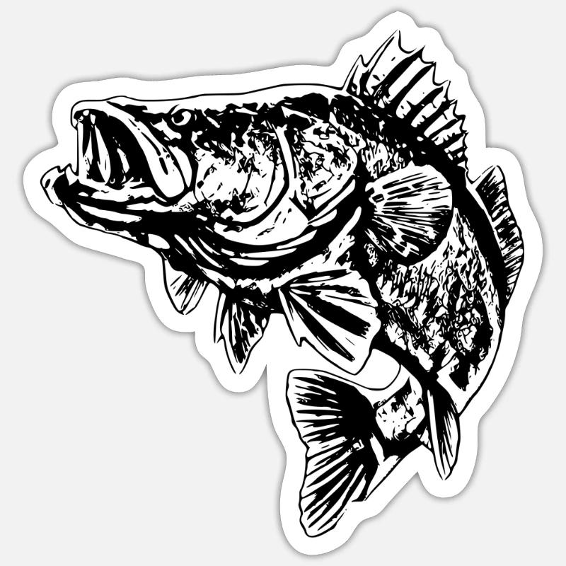 fish Sticker size S (10 x 10 cm)