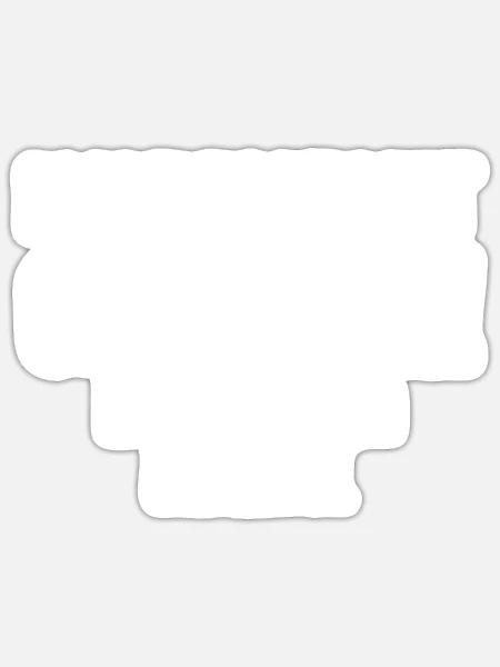 Ich bin nicht gemein nur einfach ehrlich - Sticker Größe S (10 x 10 cm) - Mattweiß