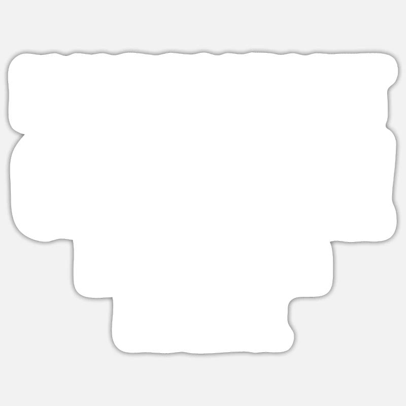 Ich bin nicht gemein nur einfach ehrlich - Sticker Größe S (10 x 10 cm) - Mattweiß