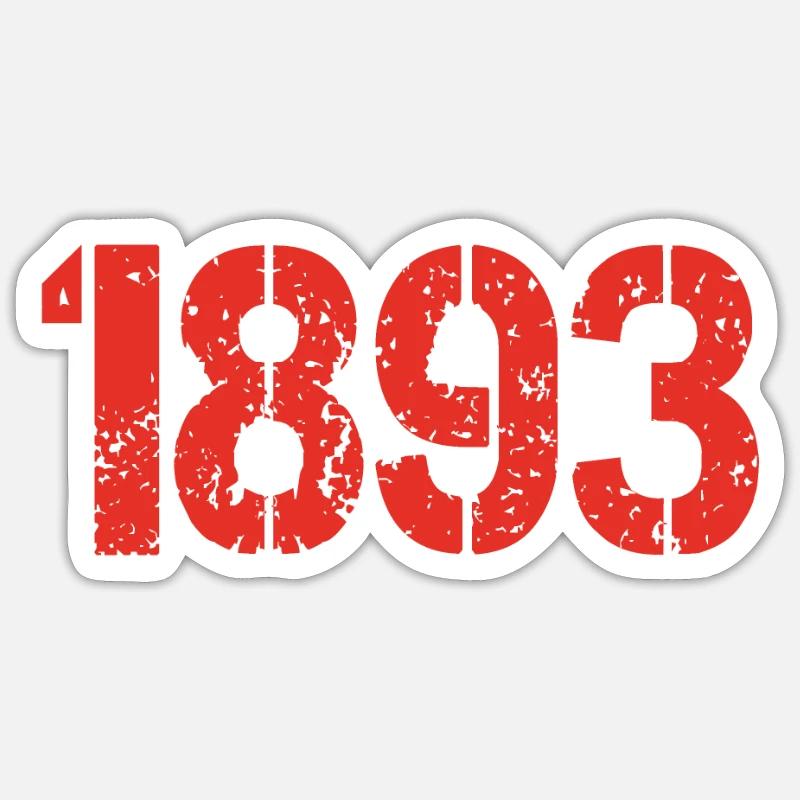 Stuttgart - Sticker taille S (10 x 10 cm) - blanc mat
