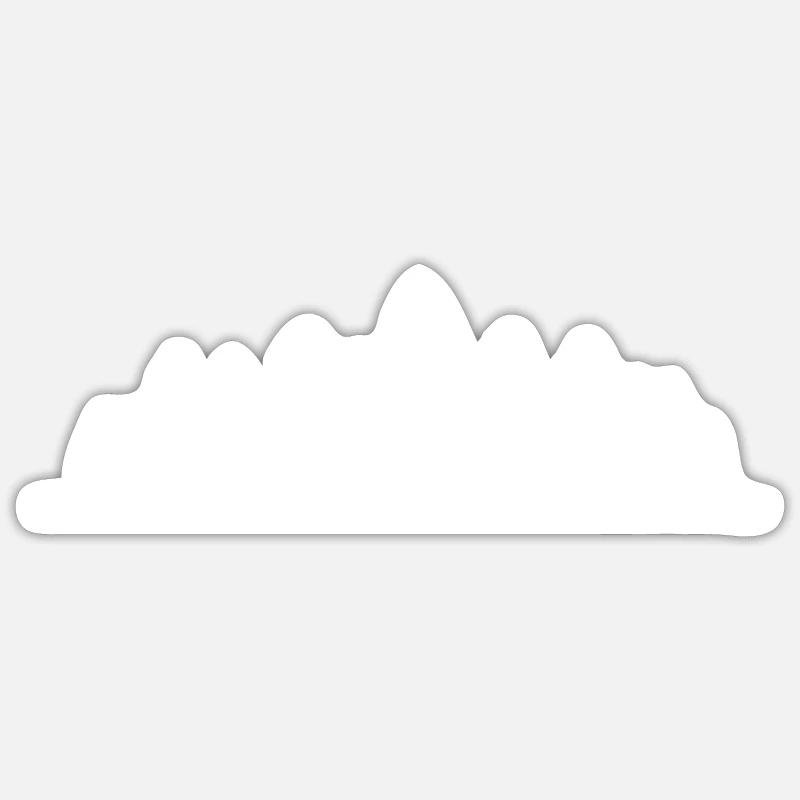 Black Forest - Sticker size S (10 x 10 cm) - white matte