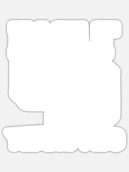 40. Geburtstag - Sticker Größe S (10 x 10 cm) - Mattweiß