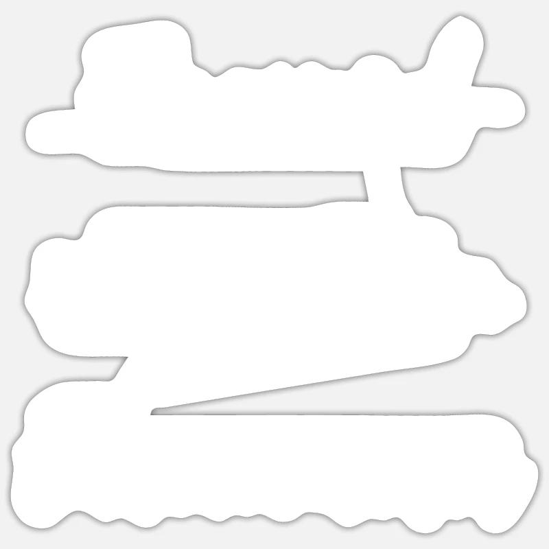 Ehemann - Sticker Größe S (10 x 10 cm) - Mattweiß