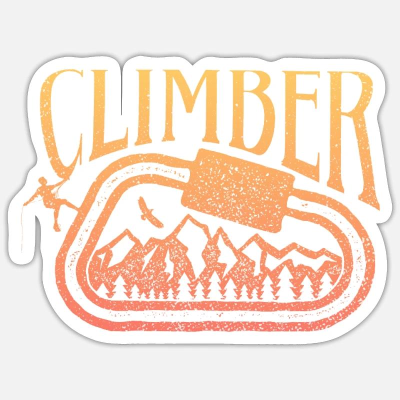 Climber Sticker size S (10 x 10 cm)