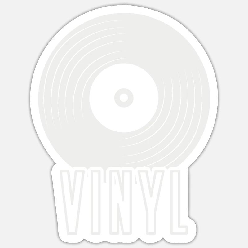 vinyle - Sticker taille S (10 x 10 cm) - blanc mat