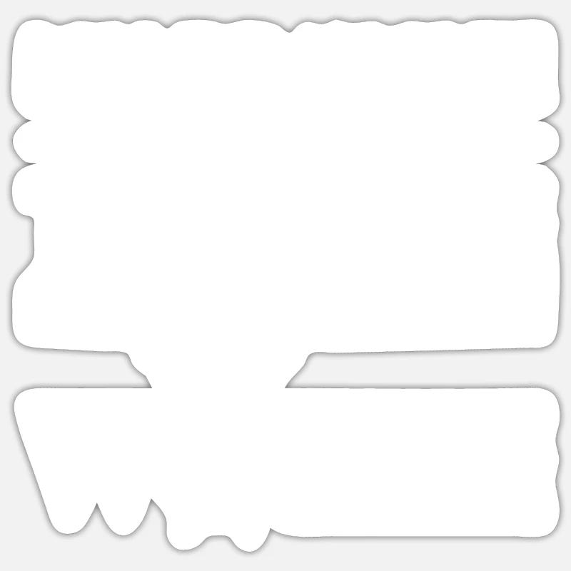 Witziger Strickerin Wolle Spruch - Sticker Größe S (10 x 10 cm) - Mattweiß