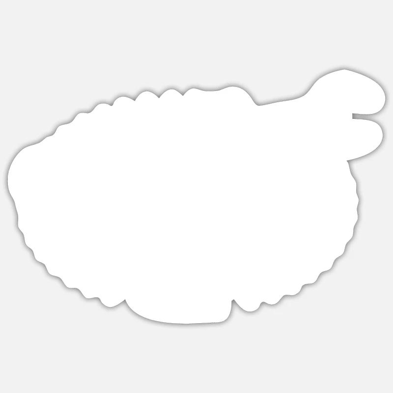 Gerüstbauer - Sticker Größe S (10 x 10 cm) - Mattweiß