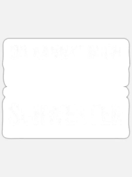 Schwester Geschwister - Sticker Größe S (10 x 10 cm) - Mattweiß