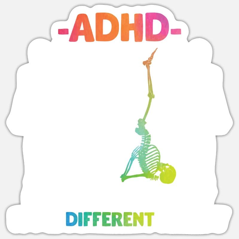 ADHD No disability special abilities Sticker size S (10 x 10 cm)