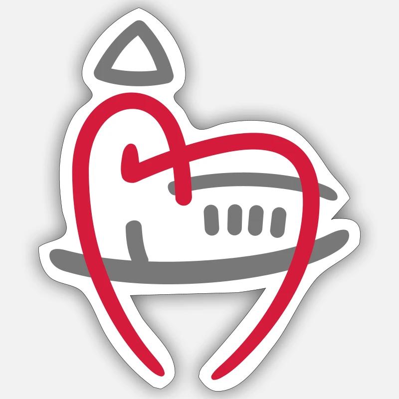 Sticker Größe S (10 x 10 cm) - 