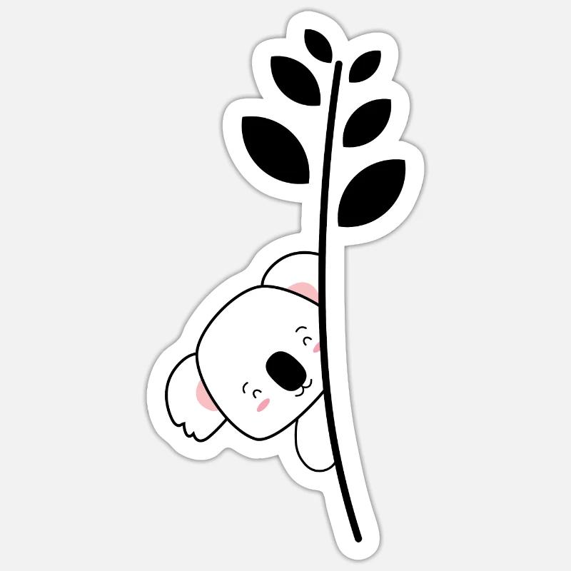 Koala Bear Australia - Sticker size S (10 x 10 cm) - white matte