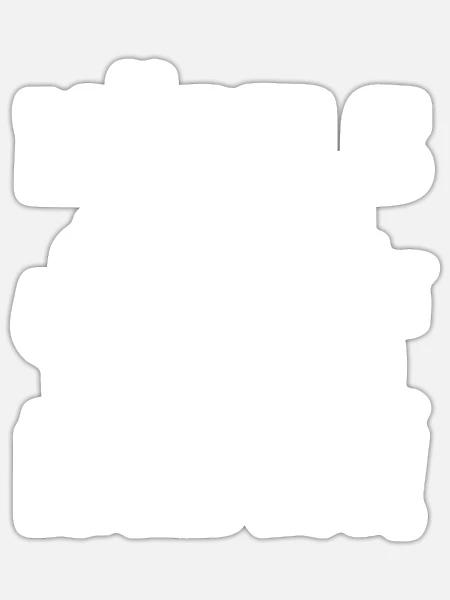 Team Braut Junggesellin Junggesellinen Crew - Sticker Größe S (10 x 10 cm) - Mattweiß