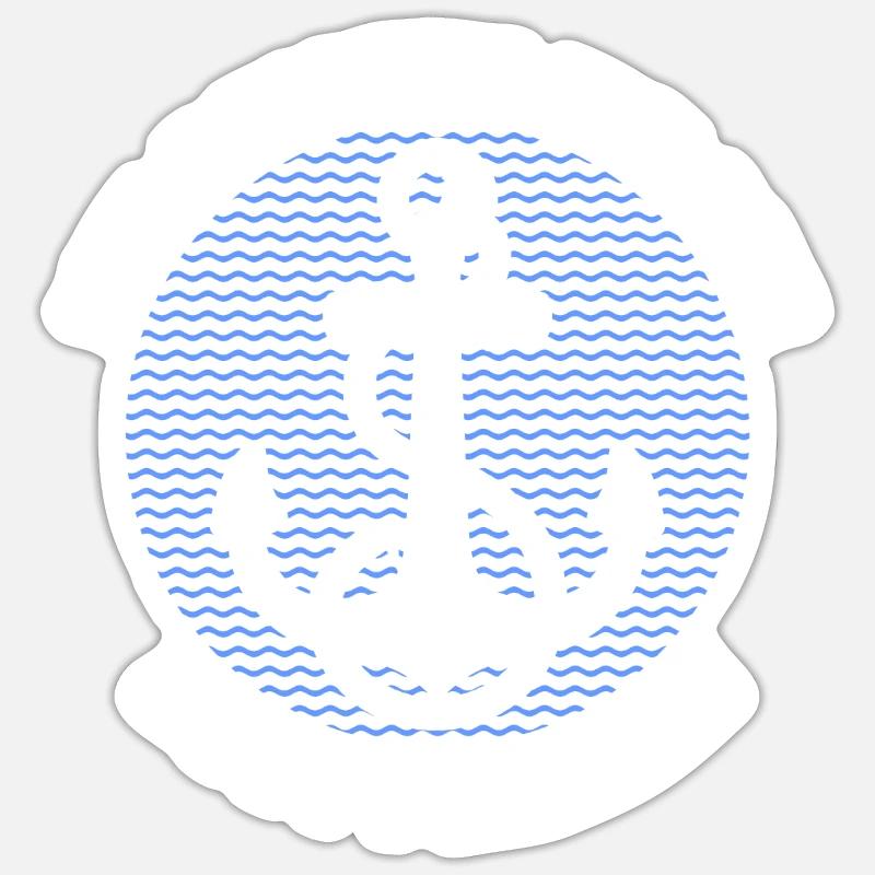 Boot - Sticker Größe S (10 x 10 cm) - Mattweiß