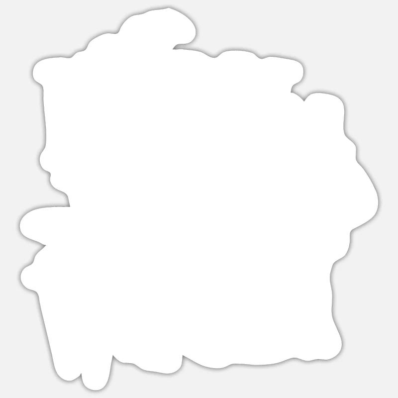 Geschenk Mama Lustiges Kostüm Ehefrau Mama Hexe Ha - Sticker Größe S (10 x 10 cm) - Mattweiß
