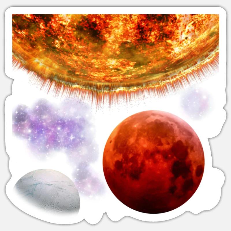 Space Sticker size S (10 x 10 cm)