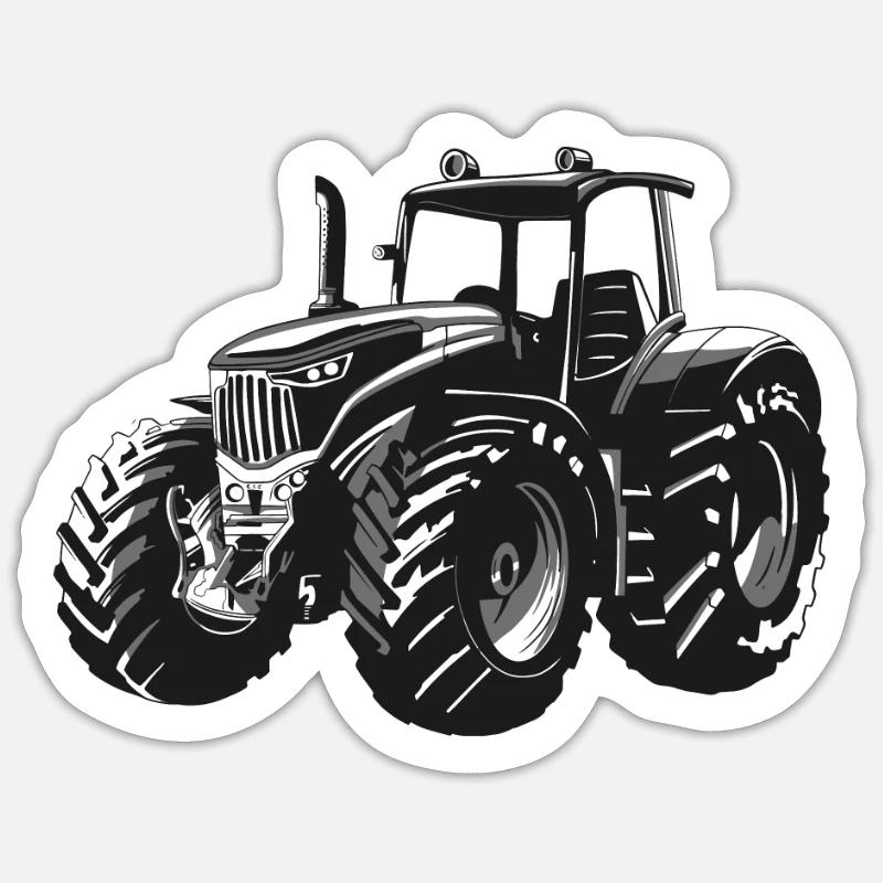 tractor Sticker size S (10 x 10 cm)