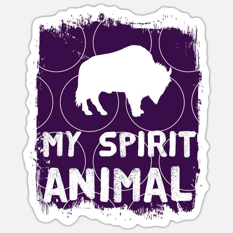 bison Sticker size S (10 x 10 cm)