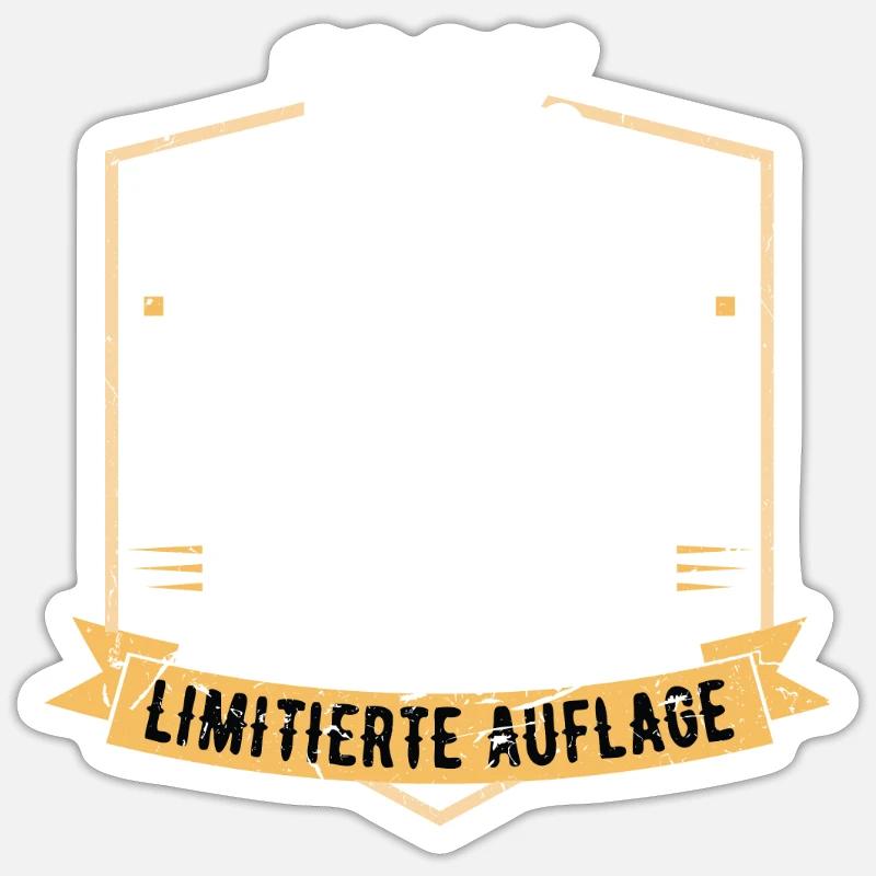 32. Geburtstag Geschenkidee Geburtstagsgeschenk Sticker Größe S (10 x 10 cm)