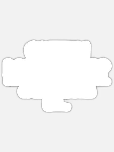 Ironie Sarkasmus Guten Morgen Ganz Dünnes Eis - Sticker Größe S (10 x 10 cm) - Mattweiß