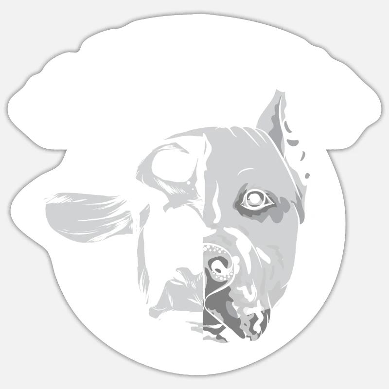 Veganisme végétarien végétalien Aucune différence Sticker taille S (10 x 10 cm)