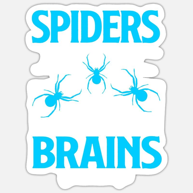 Araign? e - Sticker taille S (10 x 10 cm) - blanc mat