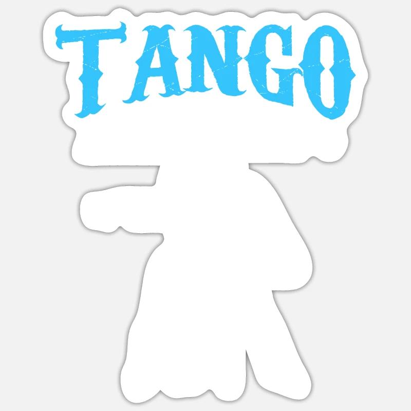 Tango argentin Sticker taille S (10 x 10 cm)