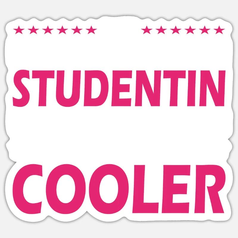 Duales Studium Uni Bachelor Die Duale Studentin Sticker Größe S (10 x 10 cm)