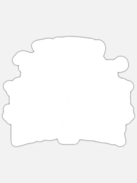 Robot Robot robotique nerd ordinateur - Sticker taille S (10 x 10 cm) - blanc mat