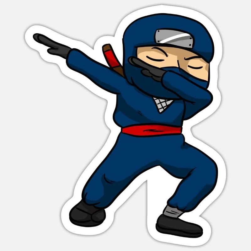 Ninja Sticker size S (10 x 10 cm)