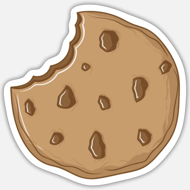 Biscuits fourrés au chocolat Sticker taille S (10 x 10 cm)