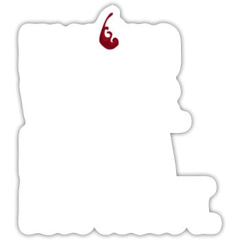 In Vino Veritas in Aqua Igittigitt Wein lustig - Sticker Größe S (10 x 10 cm) - Mattweiß - Vorne