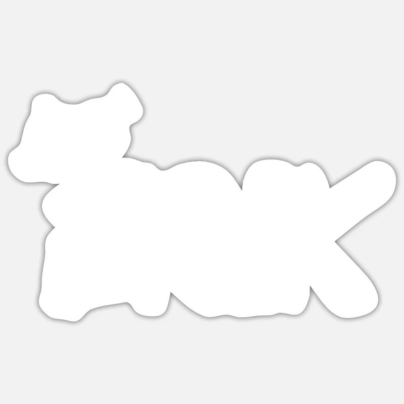 Erik - Sticker size S (10 x 10 cm) - white matte