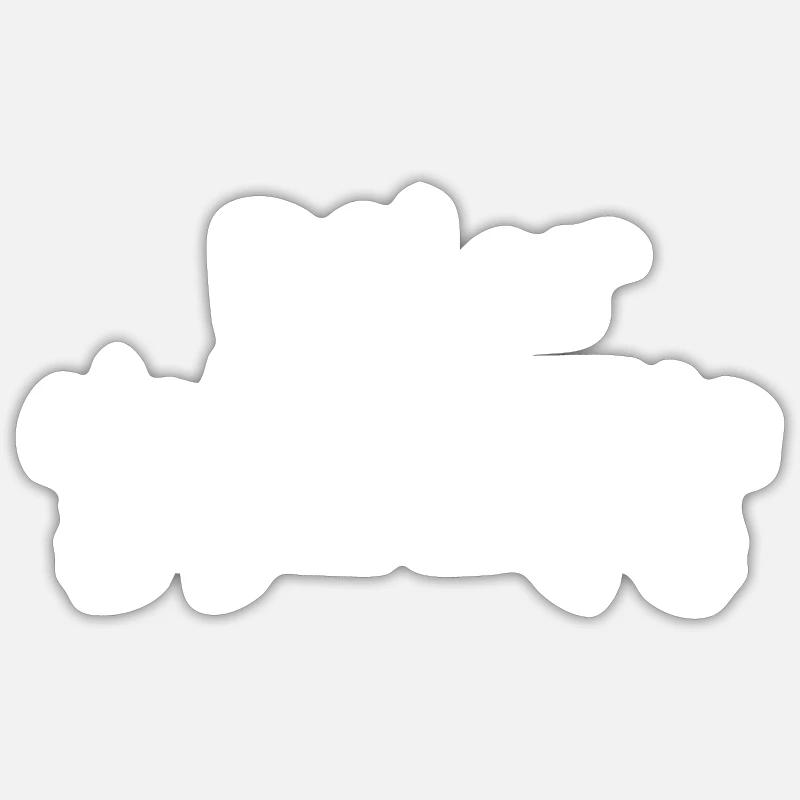 Râler c'est la vie - Sticker taille S (10 x 10 cm) - blanc mat