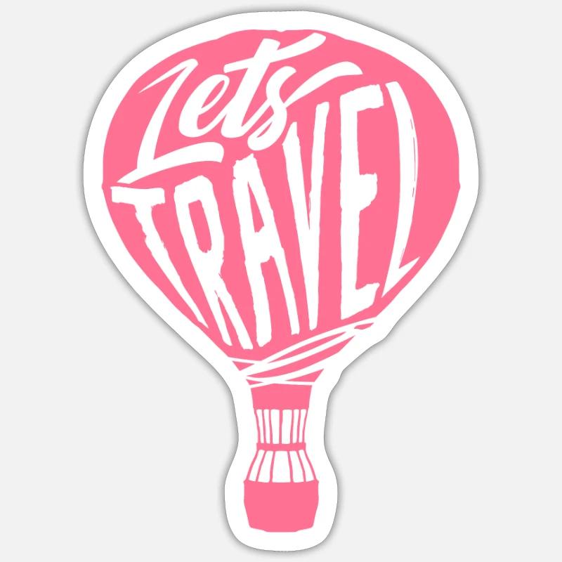 Travel trip Sticker size S (10 x 10 cm)