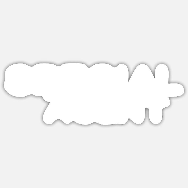 Special Agent Fun funny - Sticker size S (10 x 10 cm) - white matte