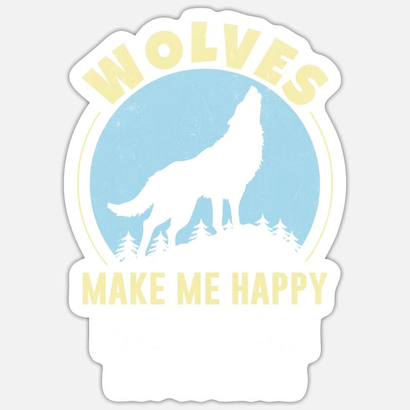 Chef de meute Wolfpack Sticker taille S (10 x 10 cm)