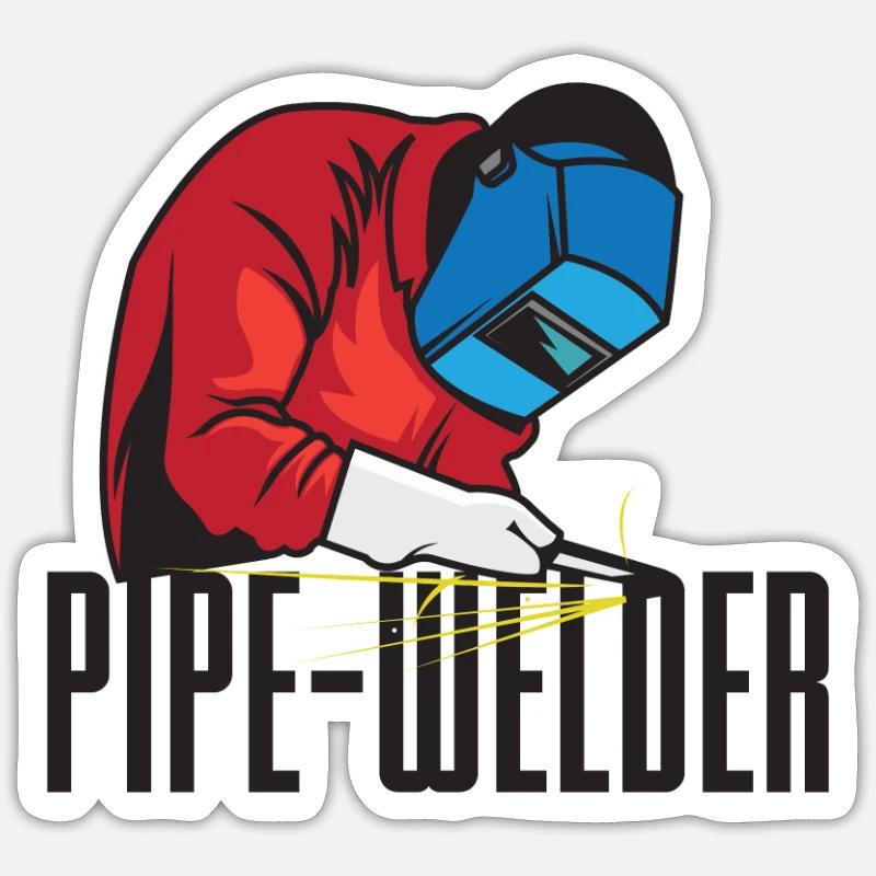 Pipe-Welder Sticker size S (10 x 10 cm)