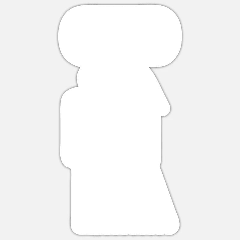 Junggesellenabschied - Sticker Größe S (10 x 10 cm) - Mattweiß