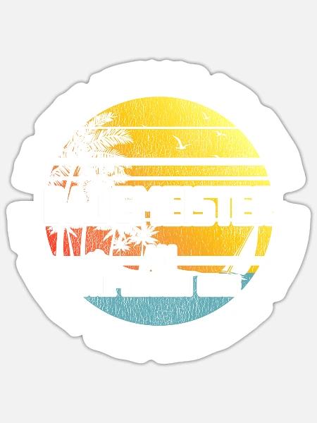 Lustiges Bademeister Spruch Outfit - Sticker Größe S (10 x 10 cm) - Mattweiß